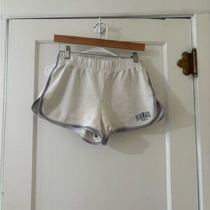 Brandy Melville | Hawaii USA Cream Retro-Style Women's Shorts